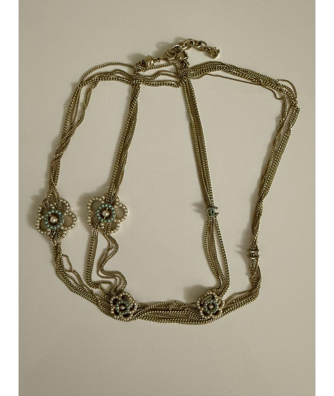 CHANEL Золотая металлическая цепочка, фото 7