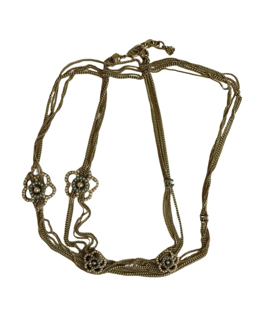 CHANEL Золотая металлическая цепочка, фото 1