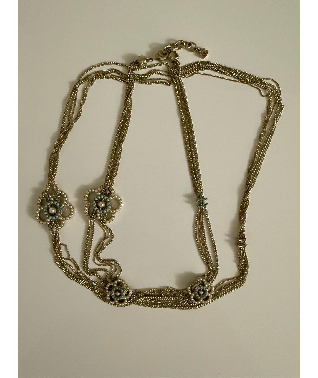 CHANEL Золотая металлическая цепочка, фото 2