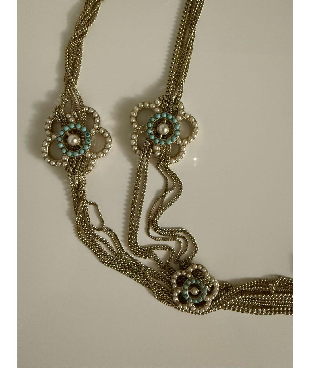 CHANEL Золотая металлическая цепочка, фото 3