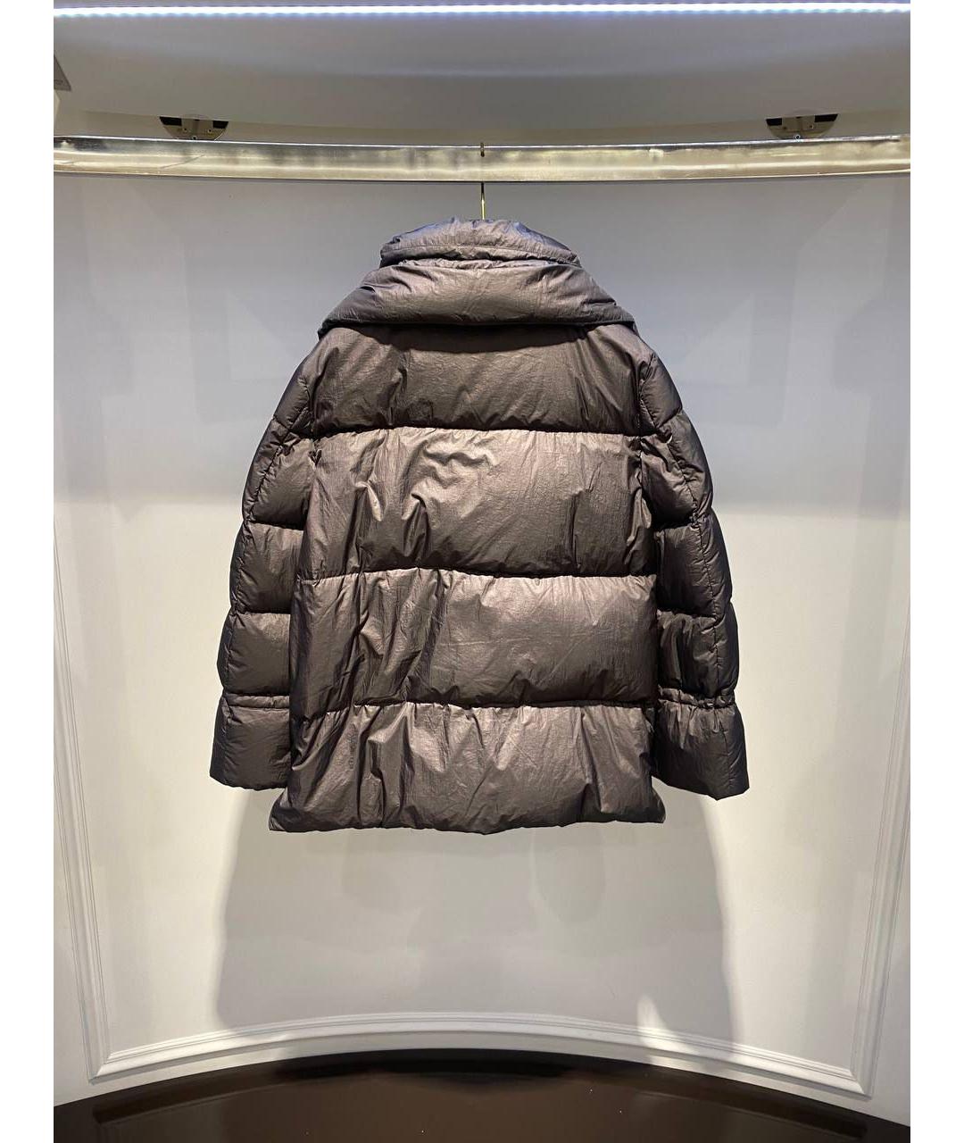 MOORER Черный полиамидовый пуховик, фото 3