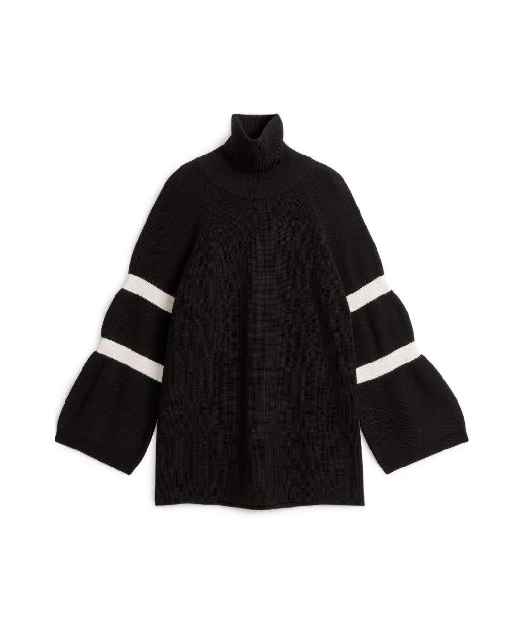 ARKET Черный шерстяной джемпер / свитер, фото 1