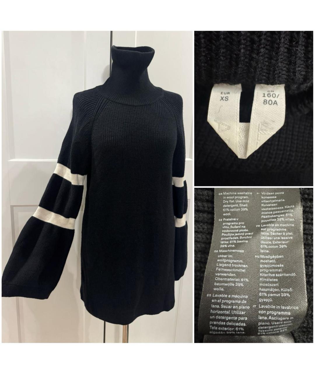 ARKET Черный шерстяной джемпер / свитер, фото 6