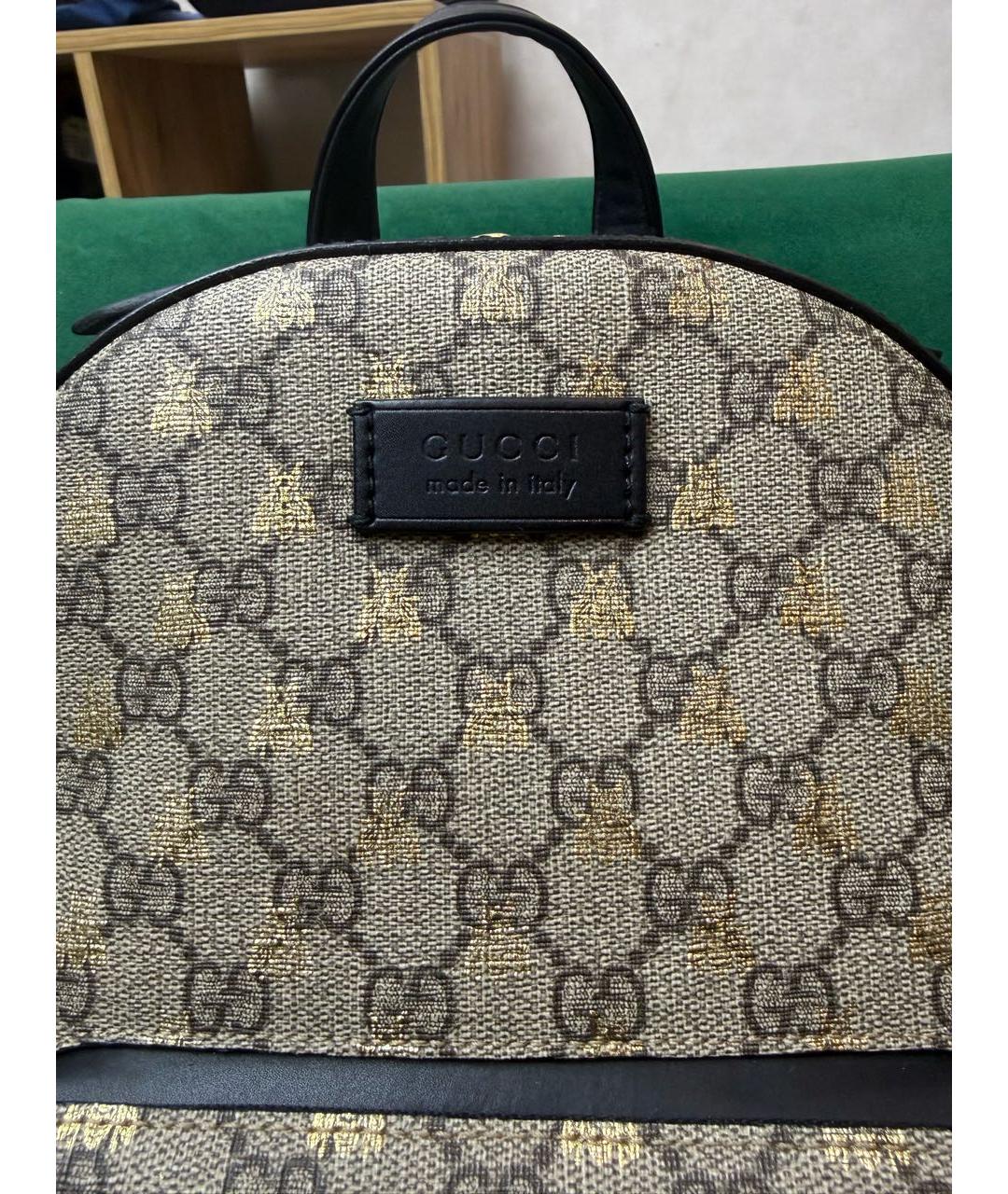 GUCCI Бежевый рюкзак, фото 2