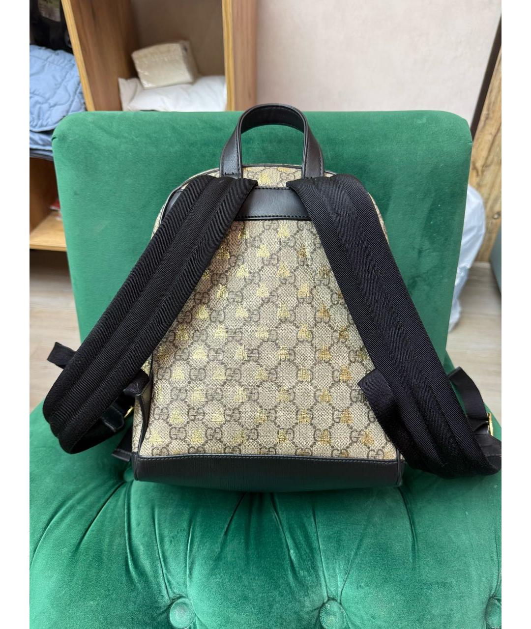 GUCCI Бежевый рюкзак, фото 6