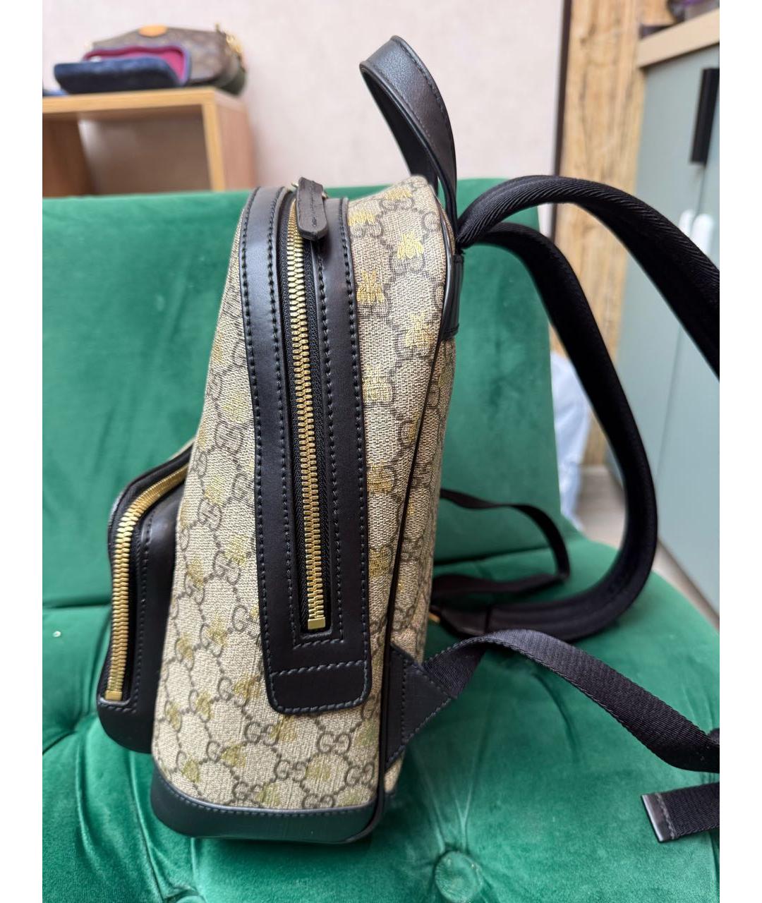 GUCCI Бежевый рюкзак, фото 4