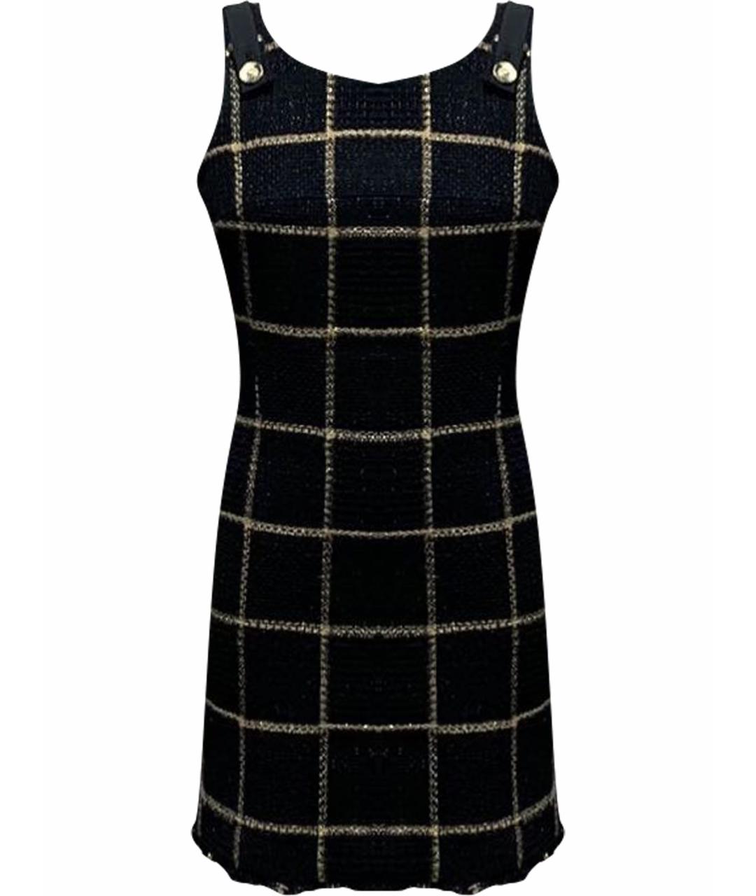 CHANEL Черный шерстяной сарафан, фото 1