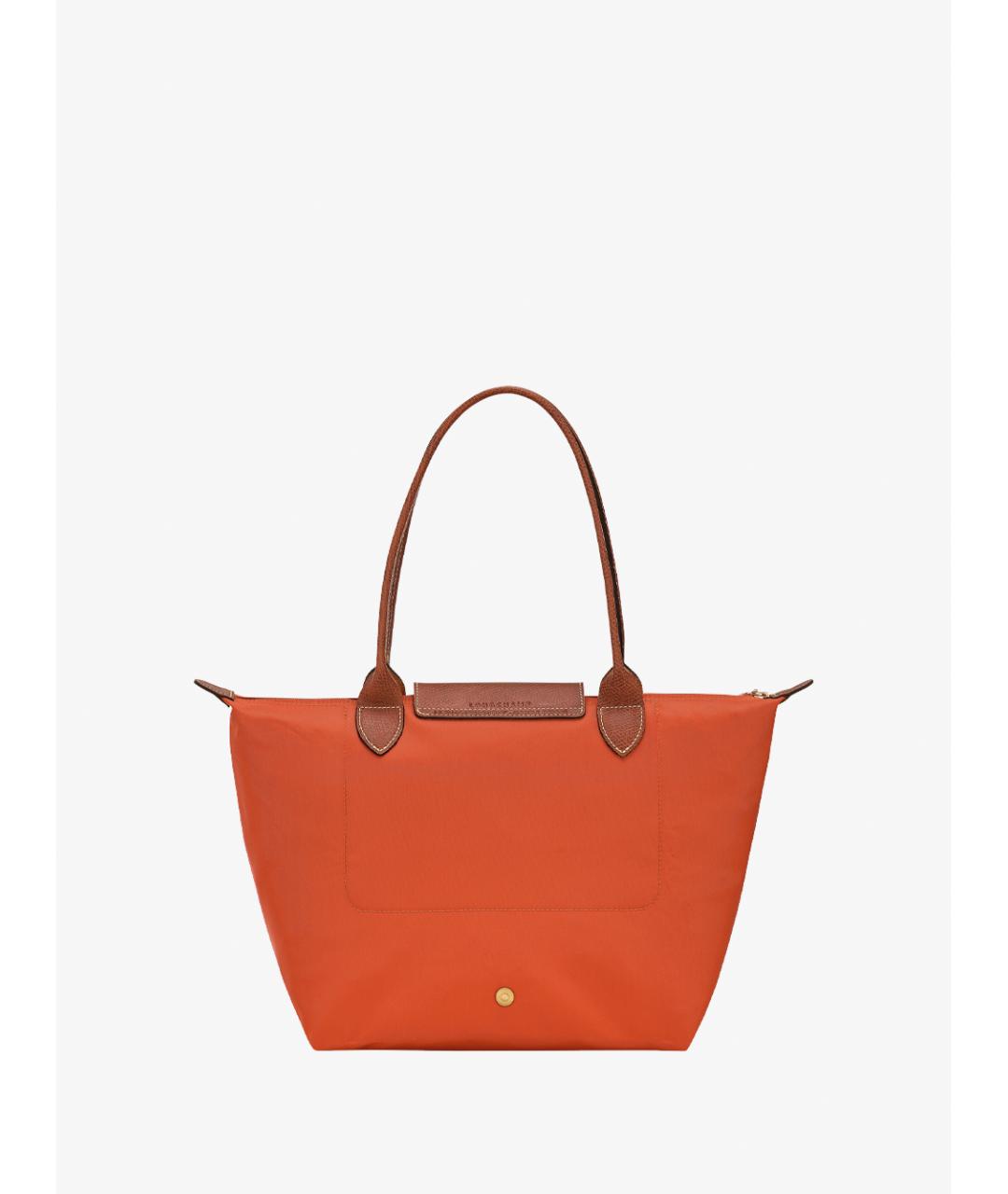 LONGCHAMP Оранжевая синтетическая сумка тоут, фото 2