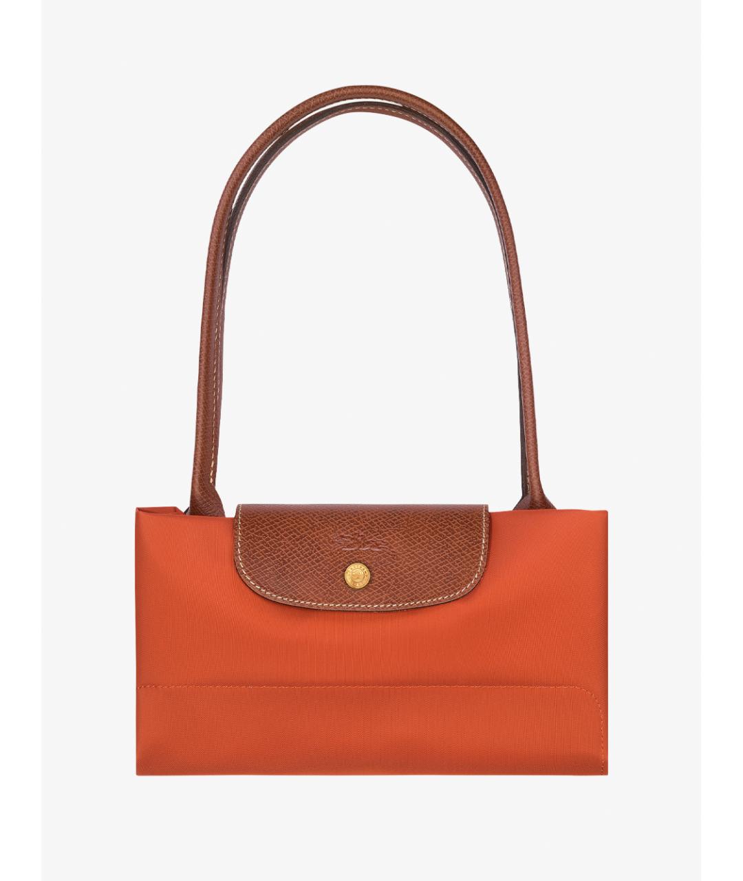 LONGCHAMP Оранжевая синтетическая сумка тоут, фото 6
