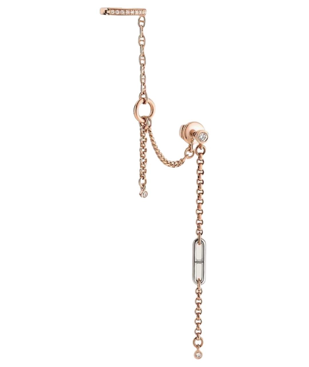 HERMES Золотые серьги из розового золота, фото 1