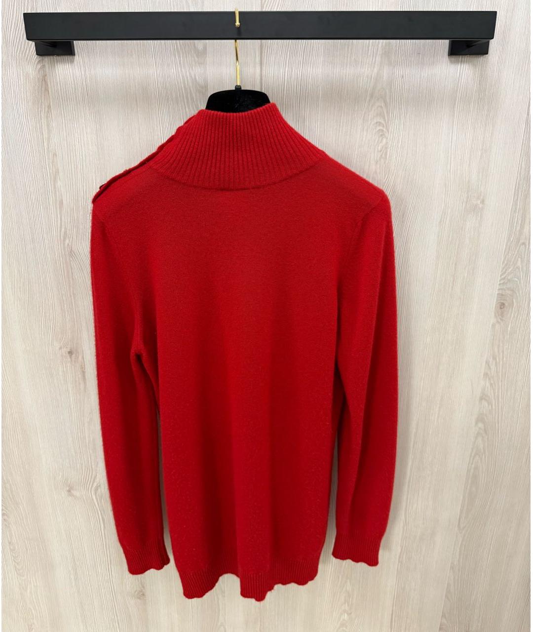 CHANEL Красная кашемировая водолазка, фото 4