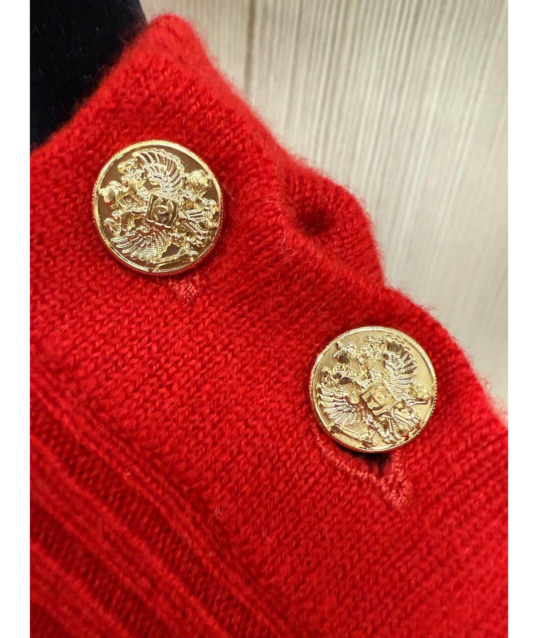 CHANEL Красная кашемировая водолазка, фото 3