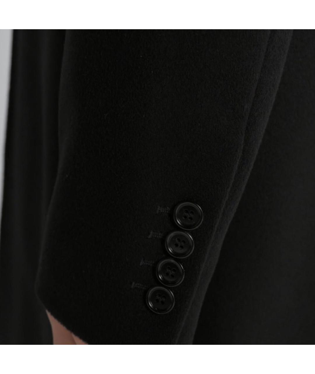CHRISTIAN DIOR Черное кашемировое пальто, фото 5