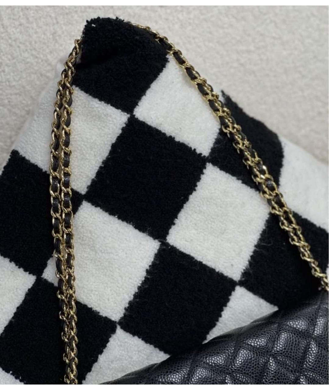 CHANEL Черная кожаная сумка через плечо, фото 3