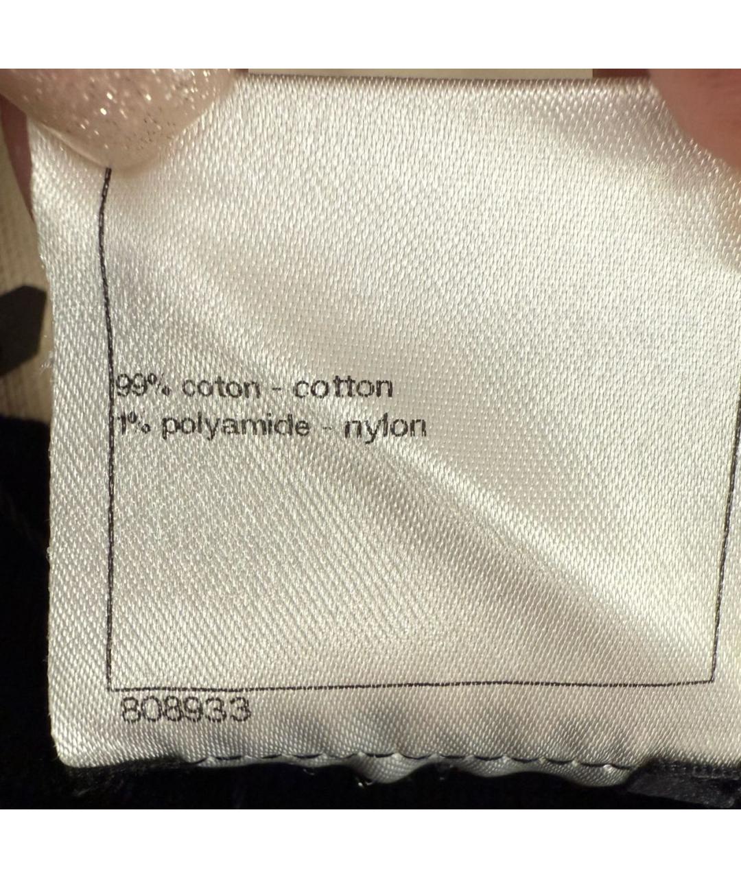 CHANEL Белое хлопковое повседневное платье, фото 7