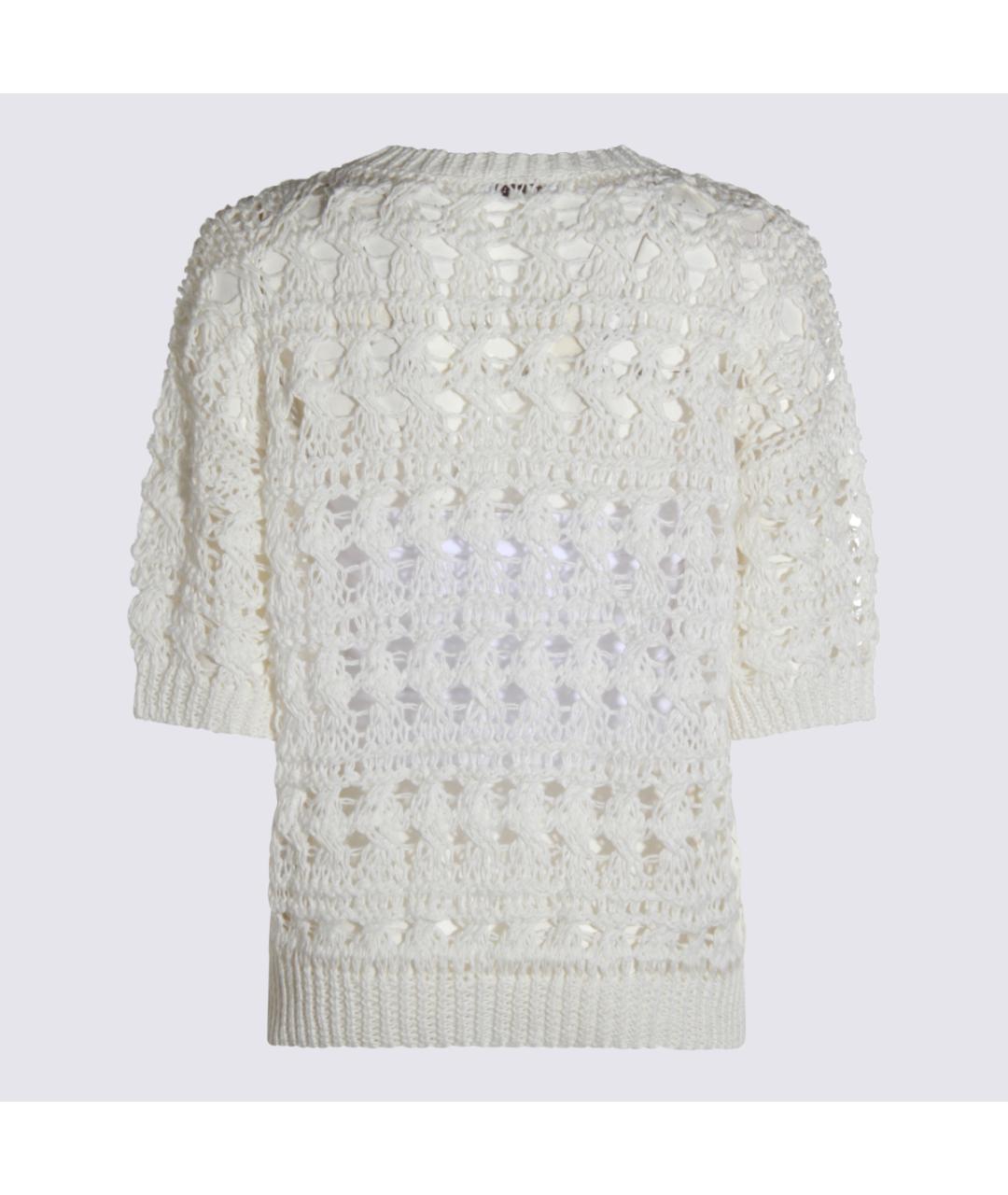 BRUNELLO CUCINELLI Белый джемпер / свитер, фото 2