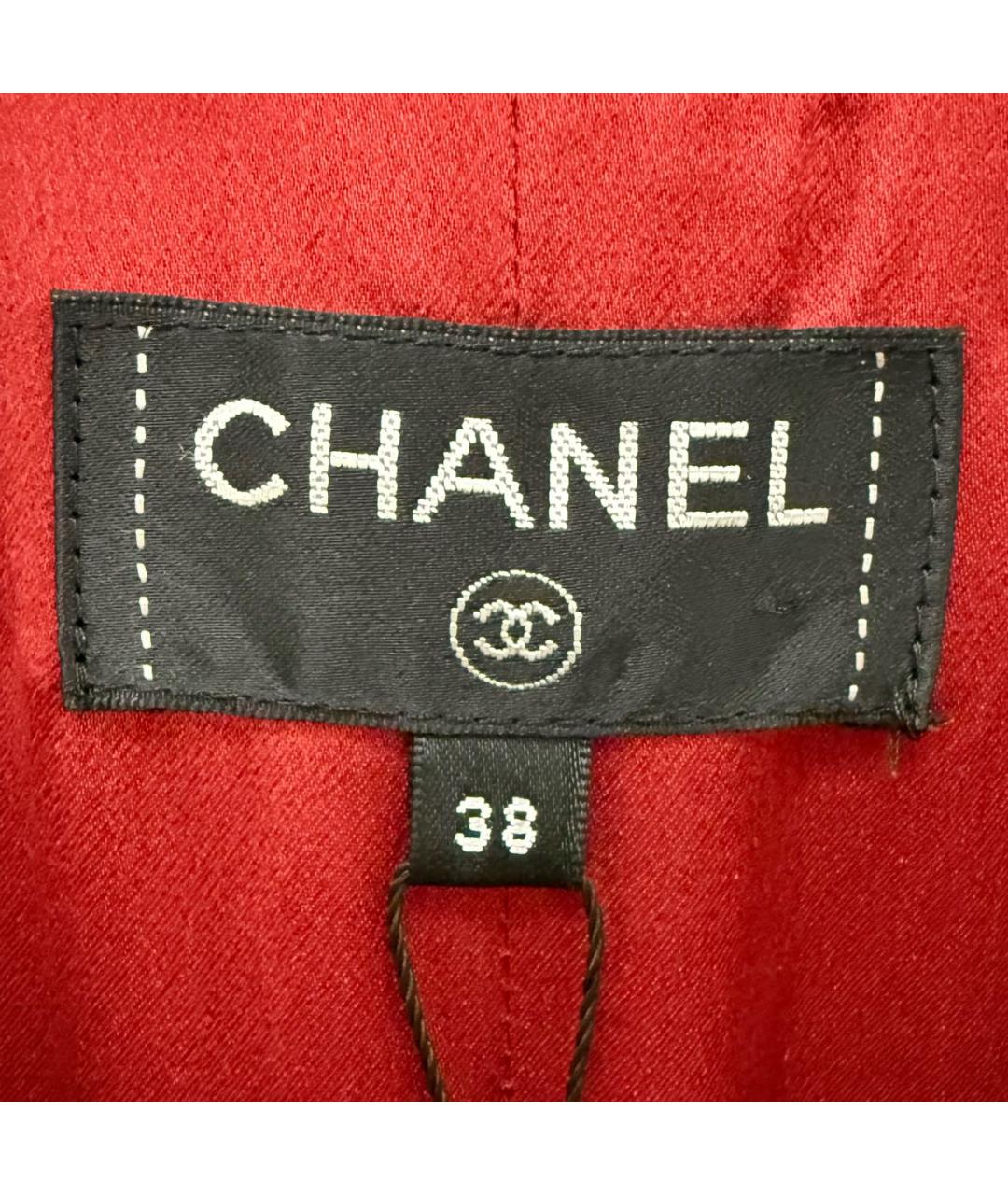 CHANEL Бордовый шерстяной комбинезон, фото 5