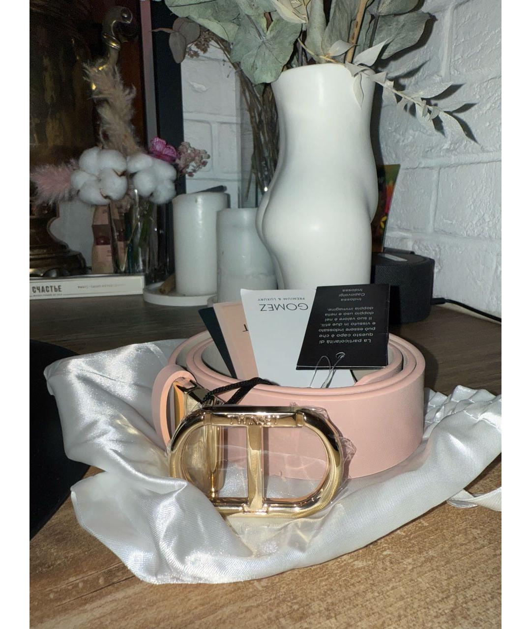 TWIN-SET Бежевый ремень из искусственной кожи, фото 6