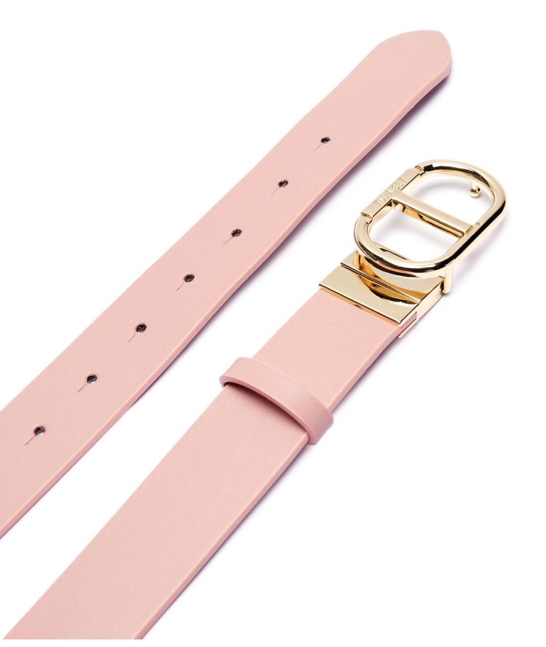 TWIN-SET Бежевый ремень из искусственной кожи, фото 5