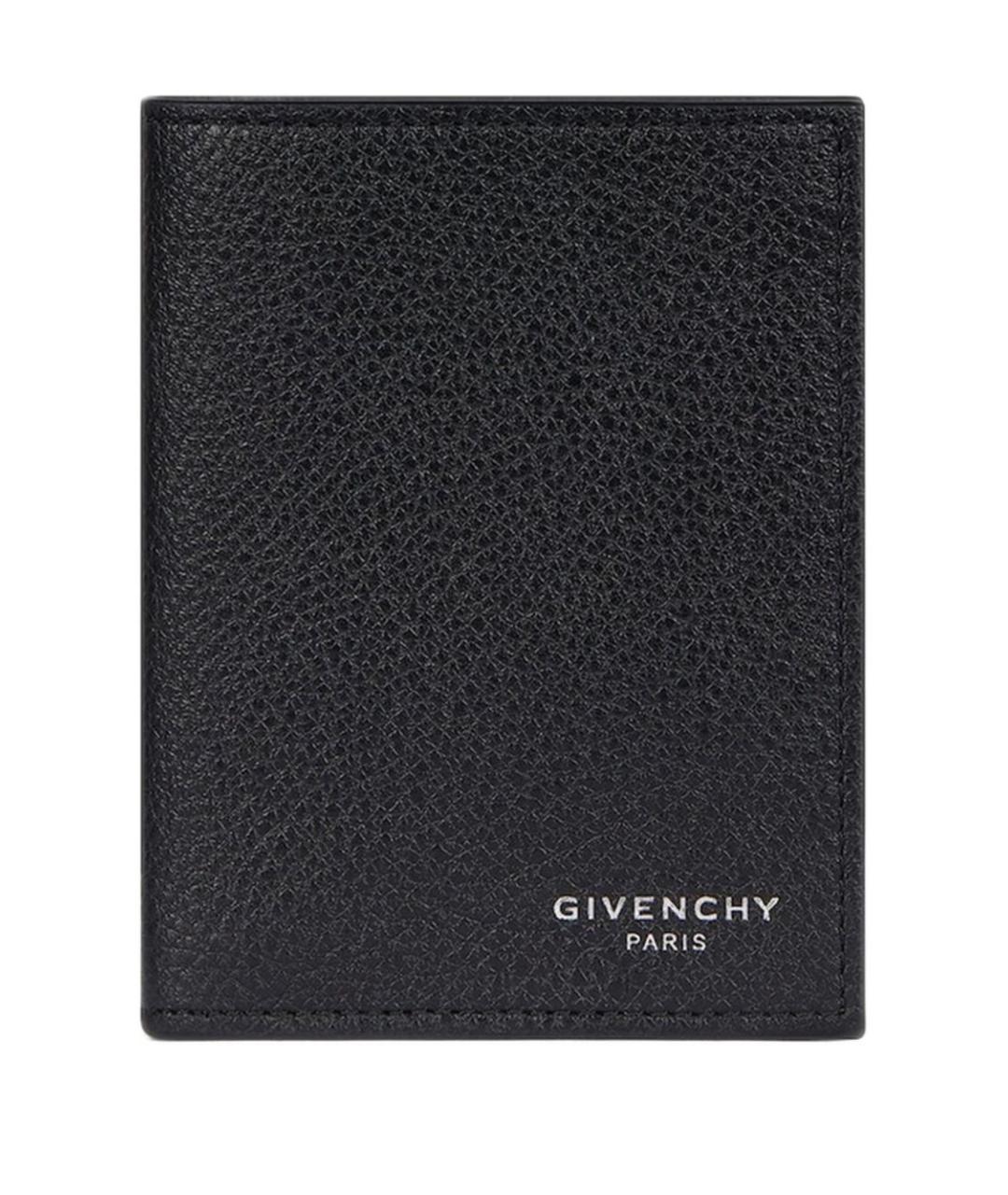 GIVENCHY Черная кожаная визитница, фото 1