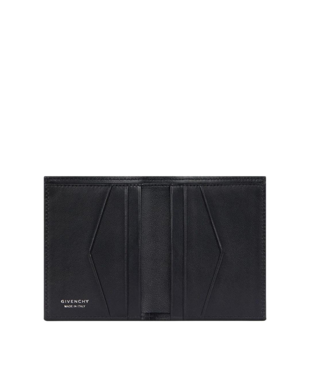 GIVENCHY Черная кожаная визитница, фото 3