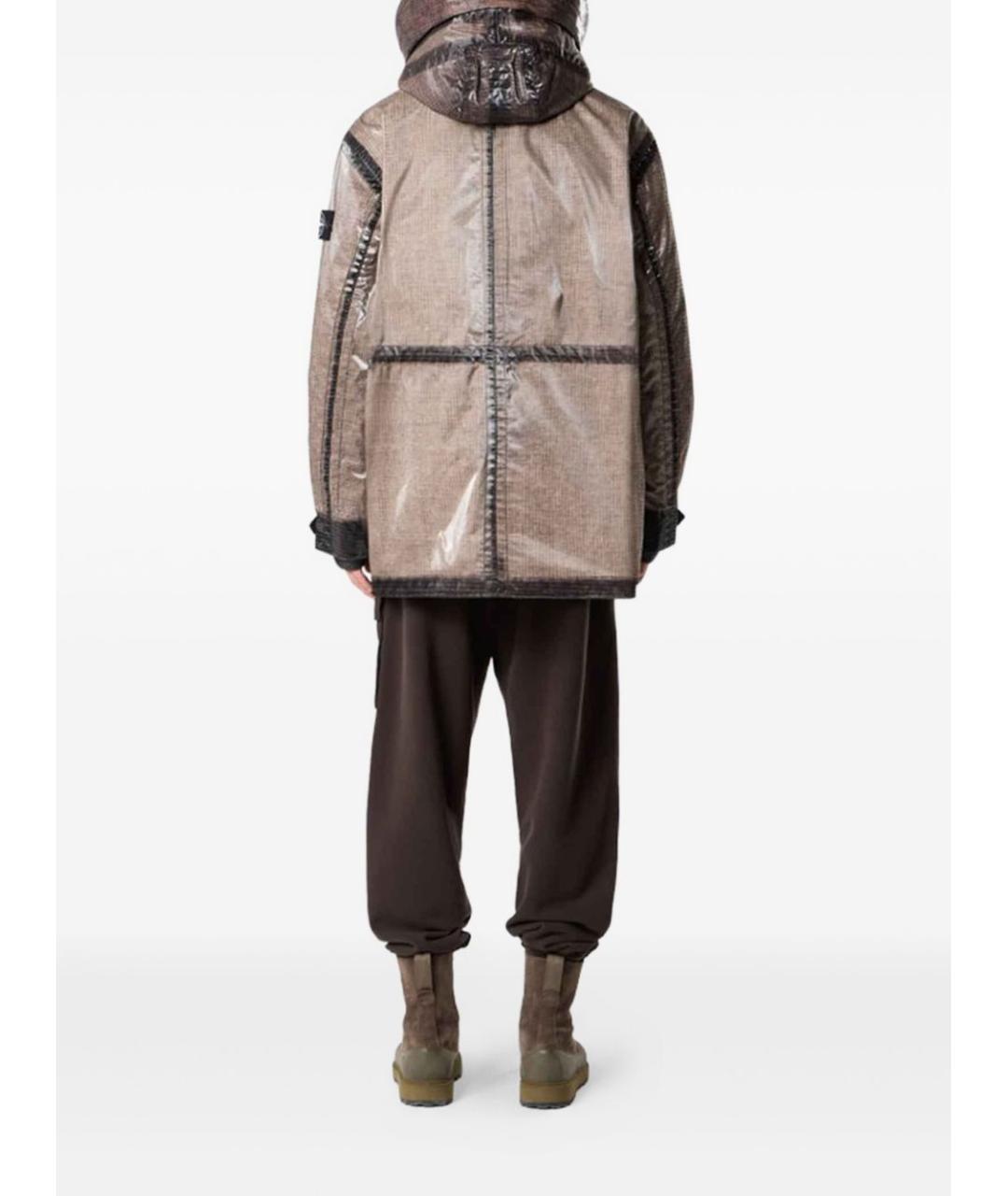 STONE ISLAND Серая хлопковая куртка, фото 2