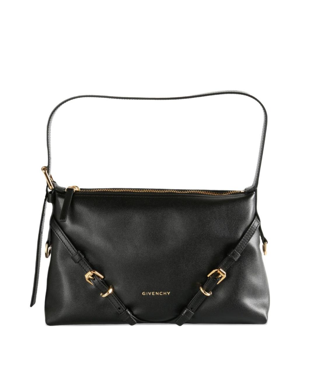 GIVENCHY Черная кожаная сумка через плечо, фото 1
