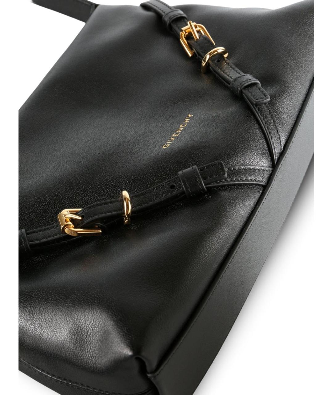 GIVENCHY Черная кожаная сумка через плечо, фото 3