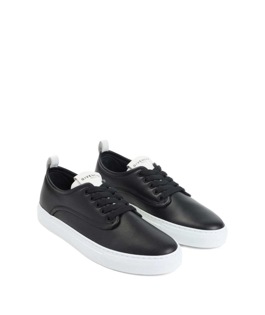 GIVENCHY Черные кожаные низкие ботинки, фото 4