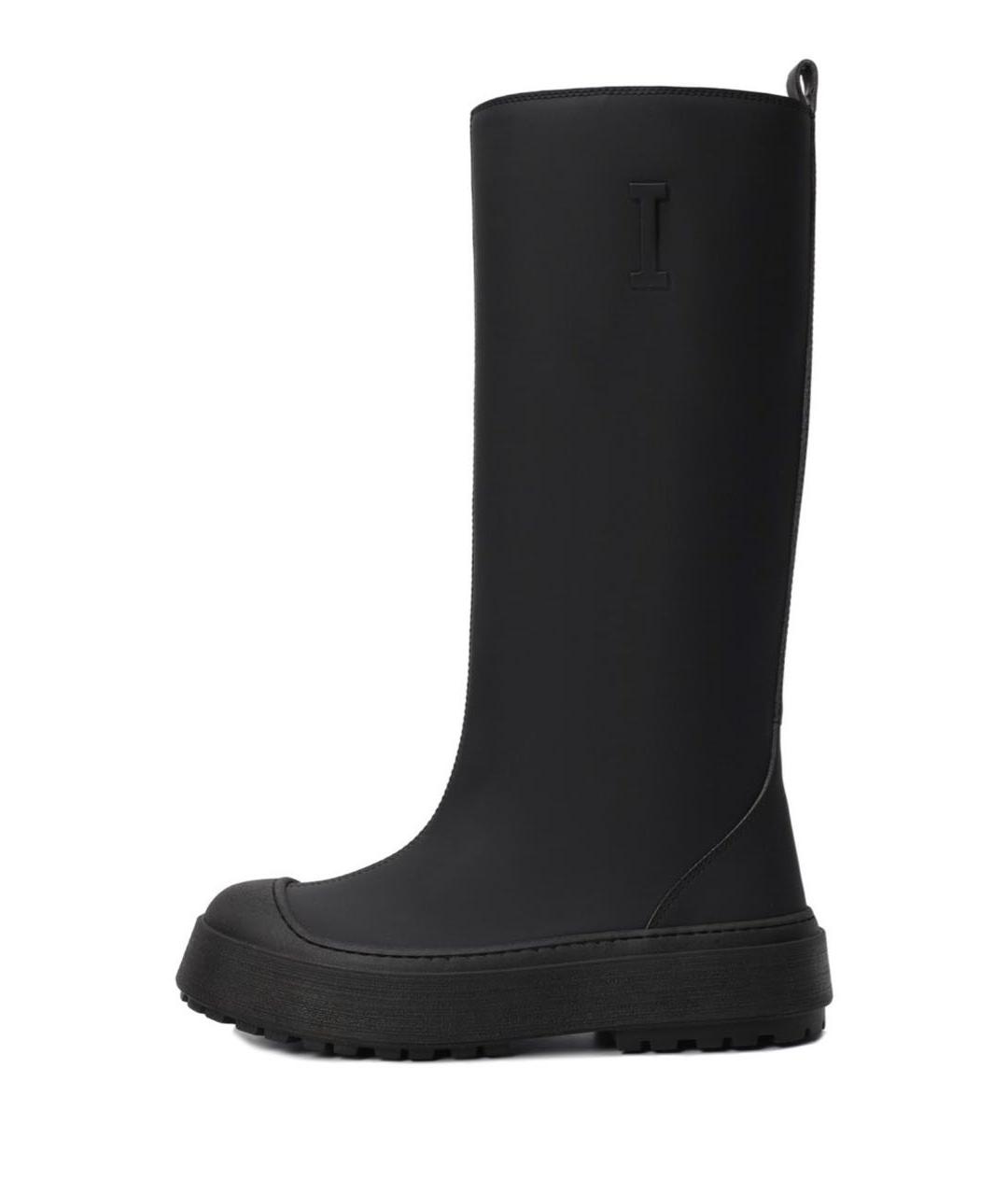 ICEBERG Черные кожаные сапоги, фото 5