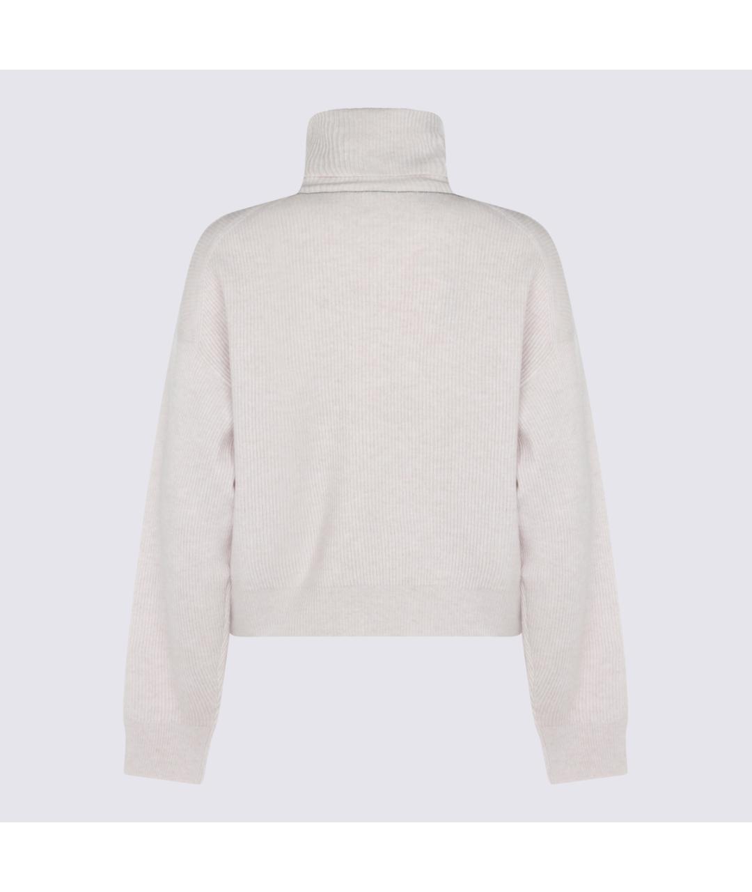 BRUNELLO CUCINELLI Бежевый шерстяной джемпер / свитер, фото 2