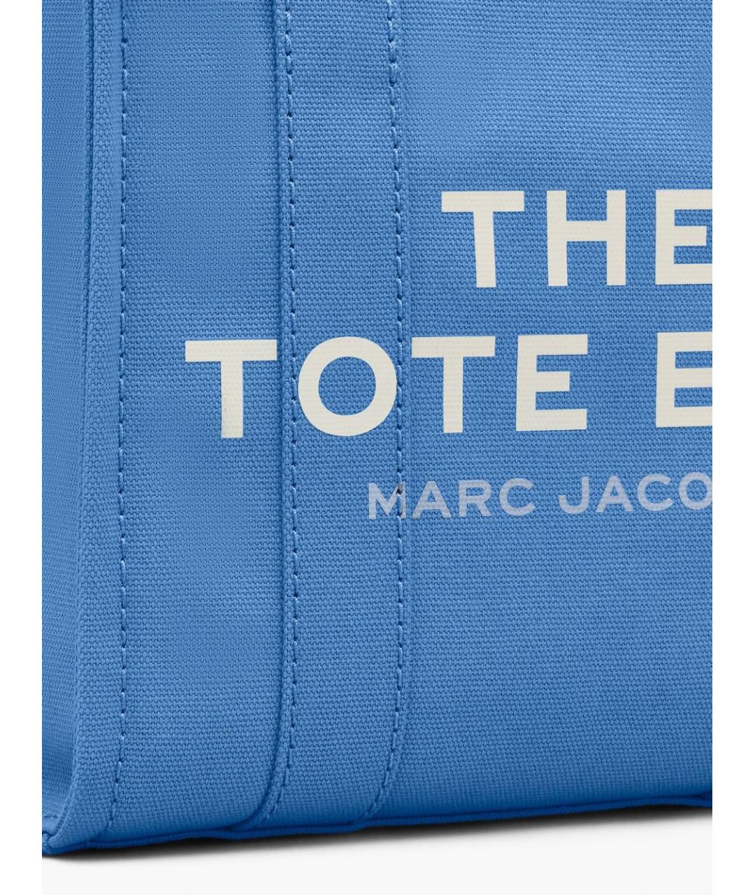 MARC JACOBS Синяя хлопковая сумка тоут, фото 2