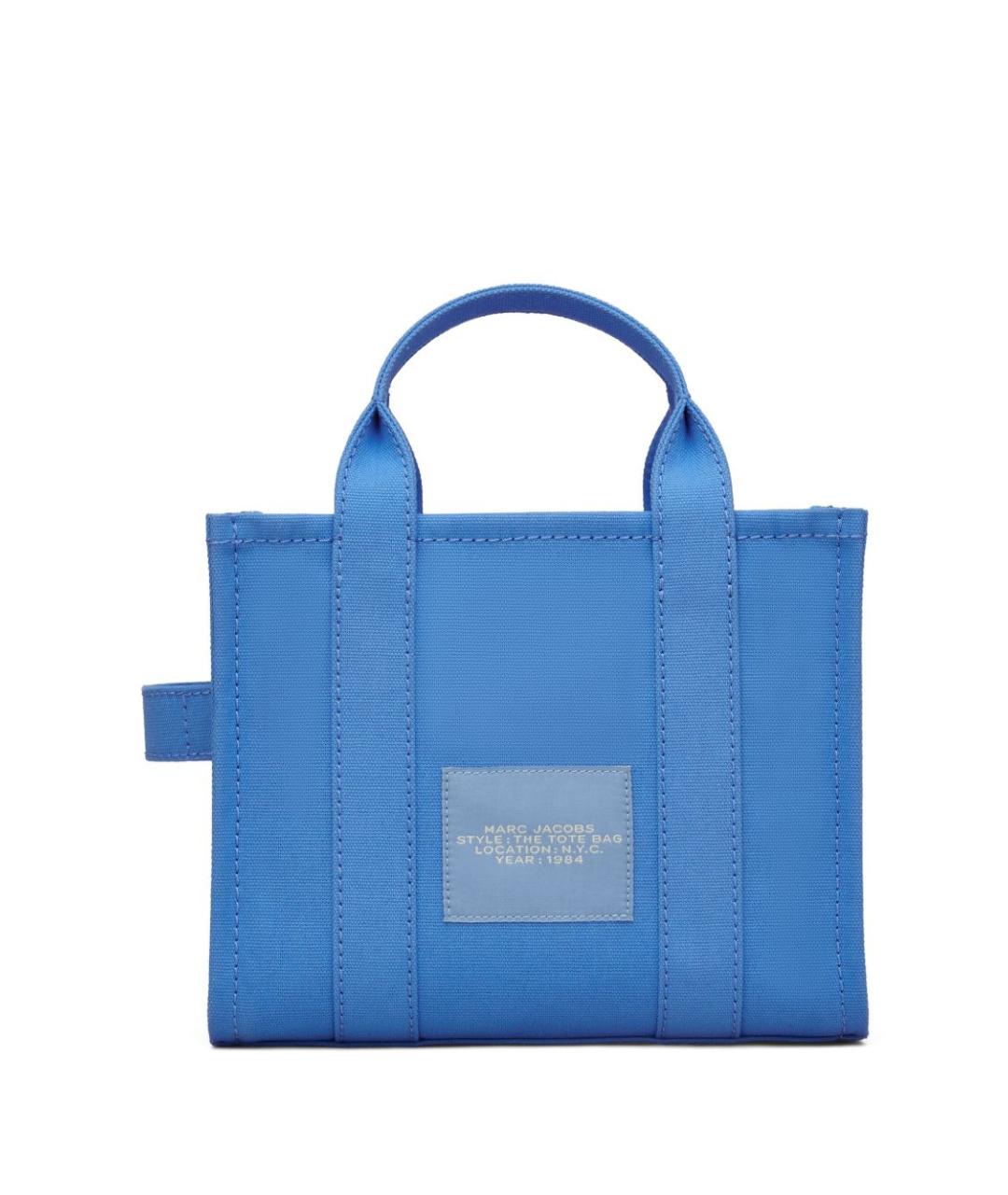 MARC JACOBS Синяя хлопковая сумка тоут, фото 4