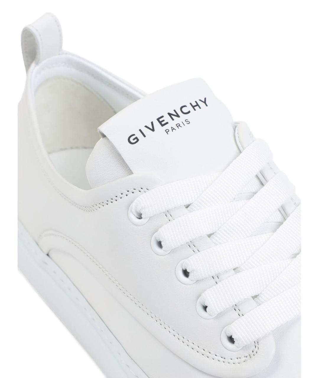 GIVENCHY Белые кожаные низкие ботинки, фото 2