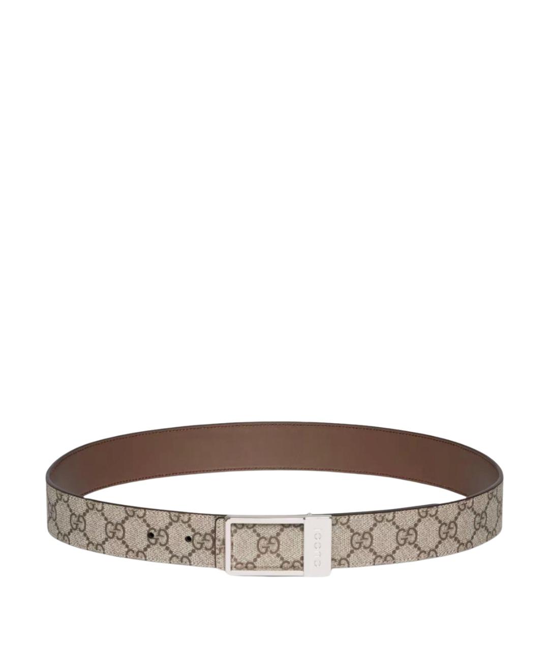 GUCCI Бежевый ремень, фото 1