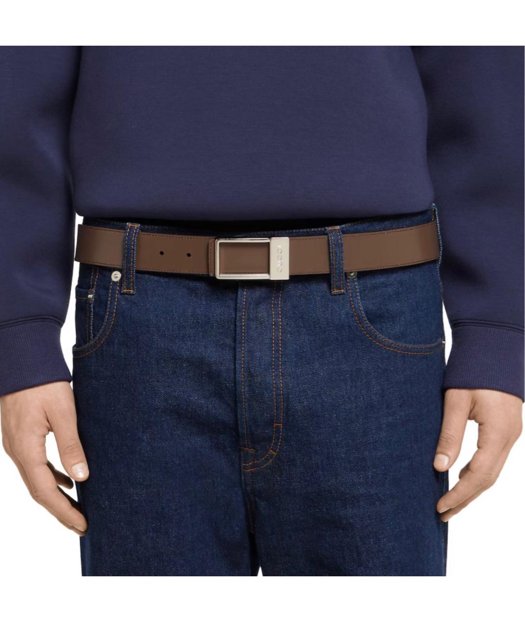 GUCCI Бежевый ремень, фото 3