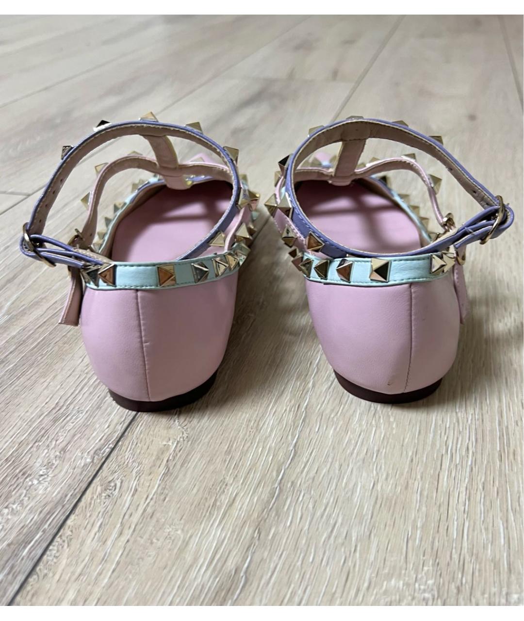 VALENTINO Мульти кожаные балетки, фото 4