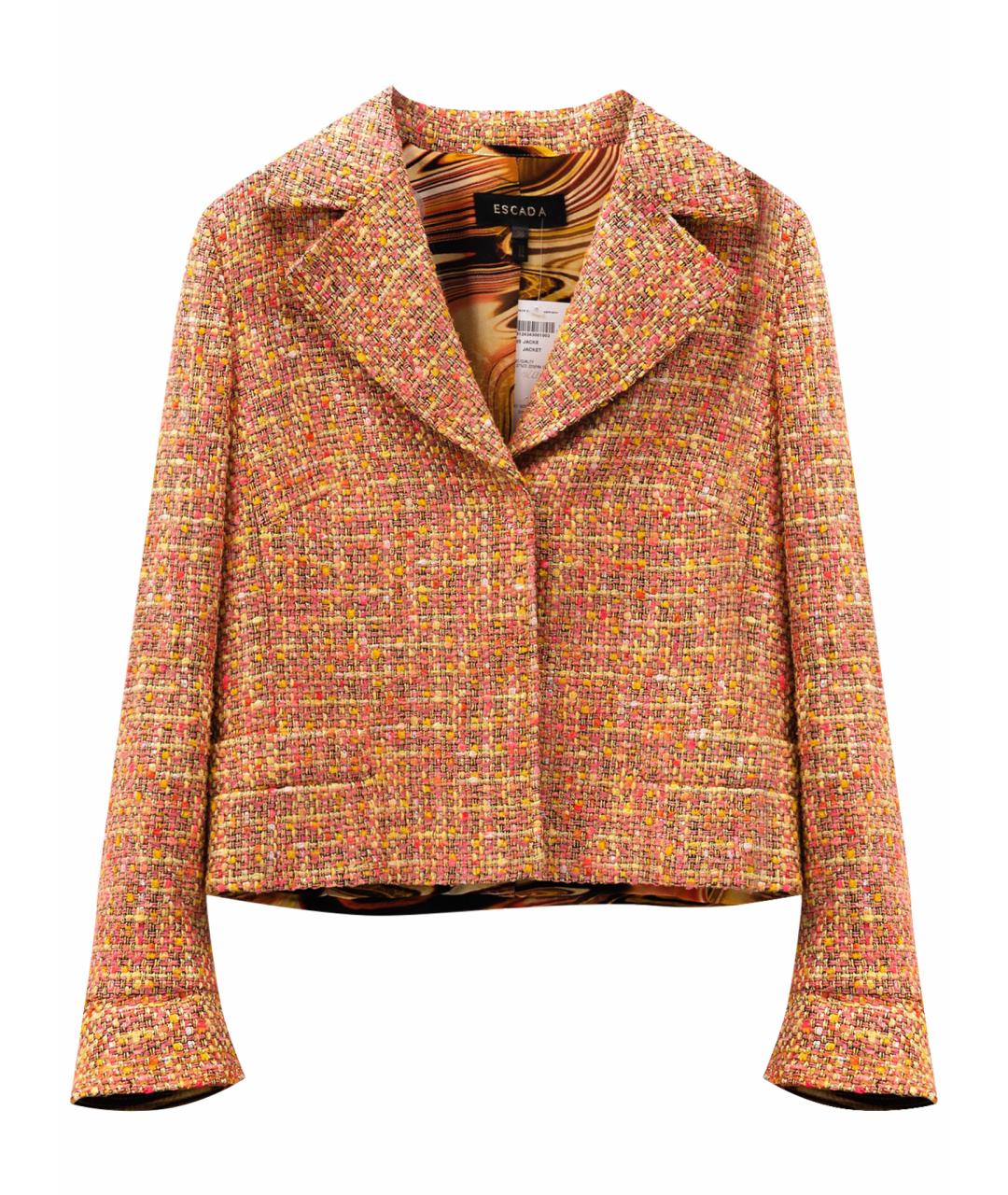 ESCADA Коралловый вискозный жакет/пиджак, фото 1