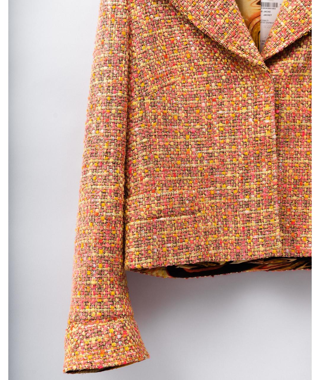 ESCADA Коралловый вискозный жакет/пиджак, фото 4