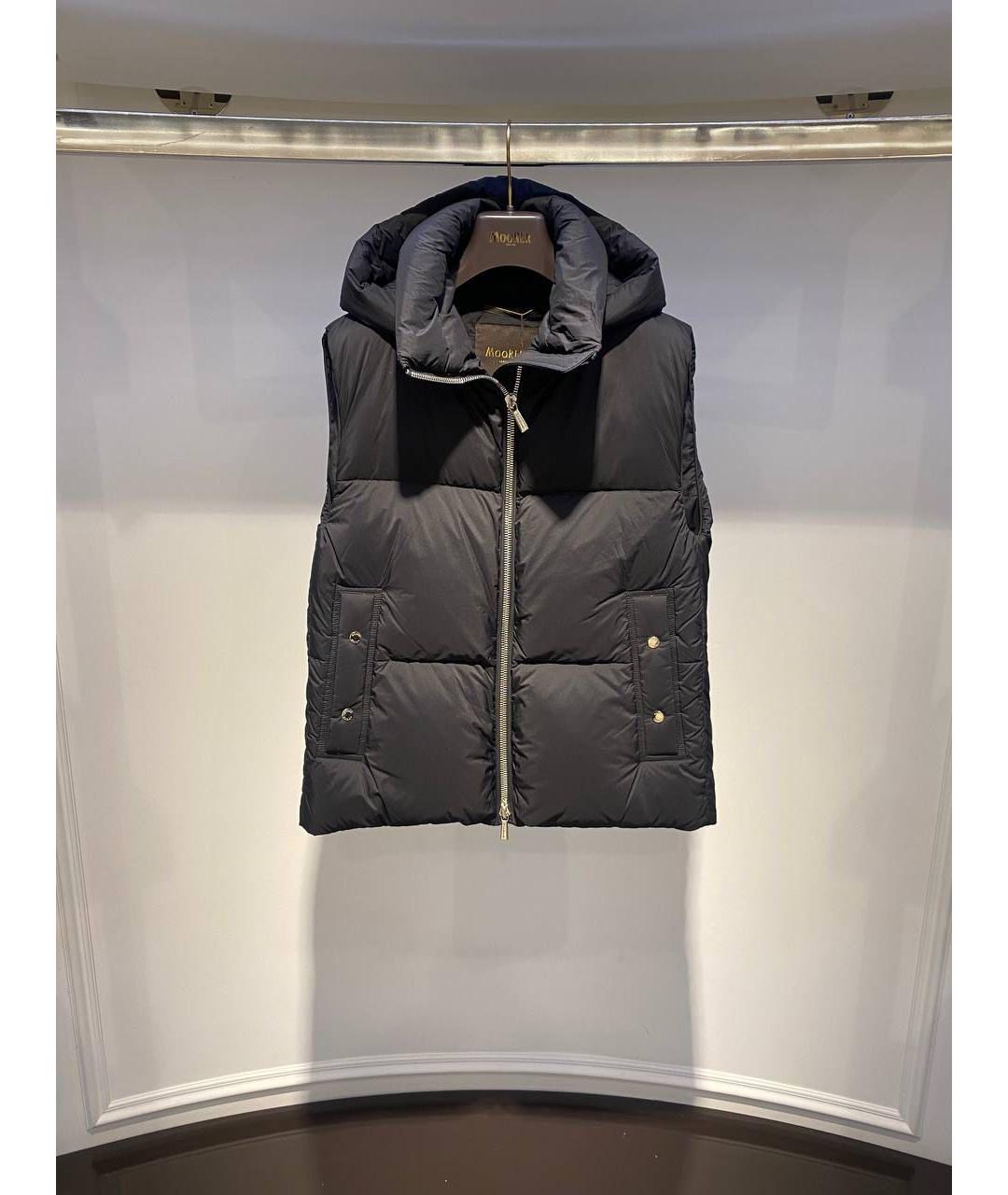 MOORER Черный полиамидовый жилет, фото 3