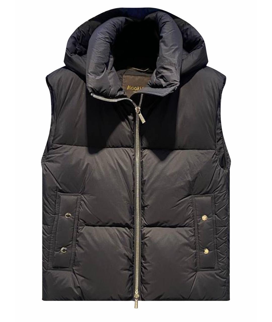 MOORER Черный полиамидовый жилет, фото 1