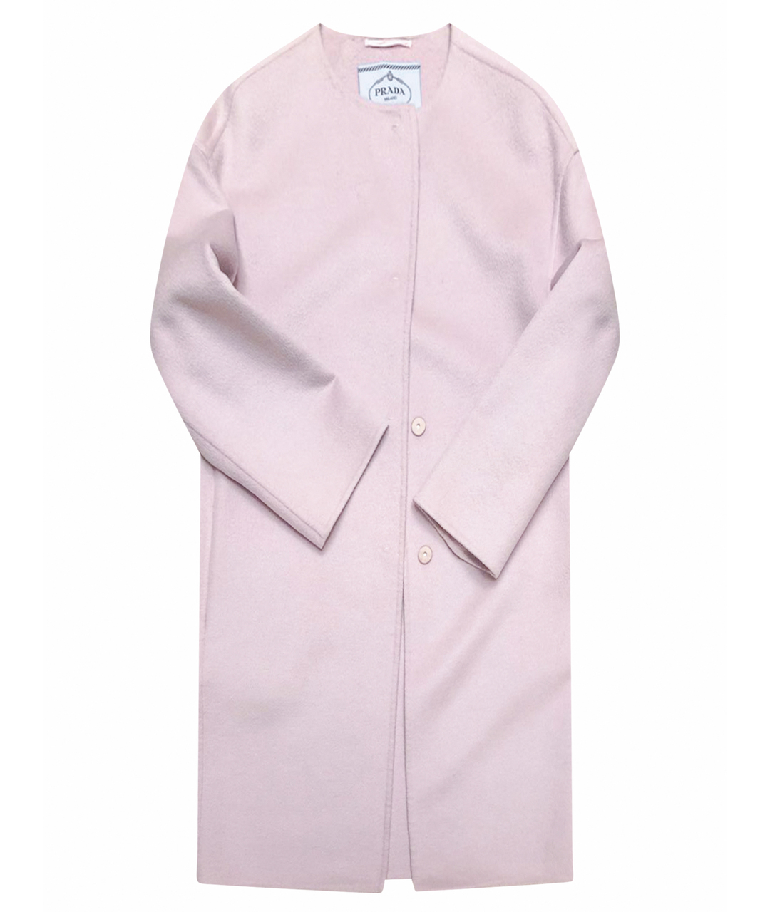 PRADA Розовое кашемировое пальто, фото 1