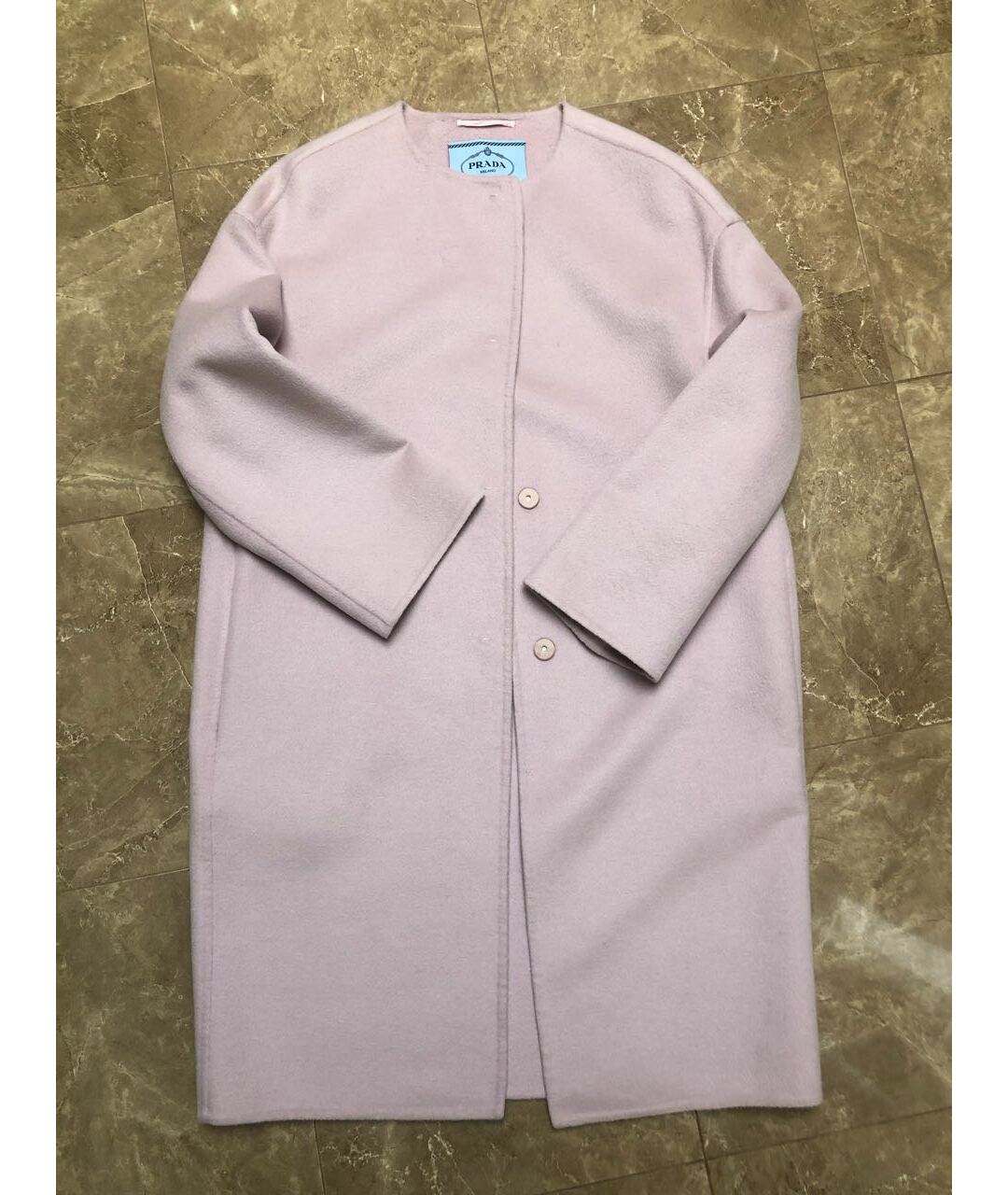 PRADA Розовое кашемировое пальто, фото 9