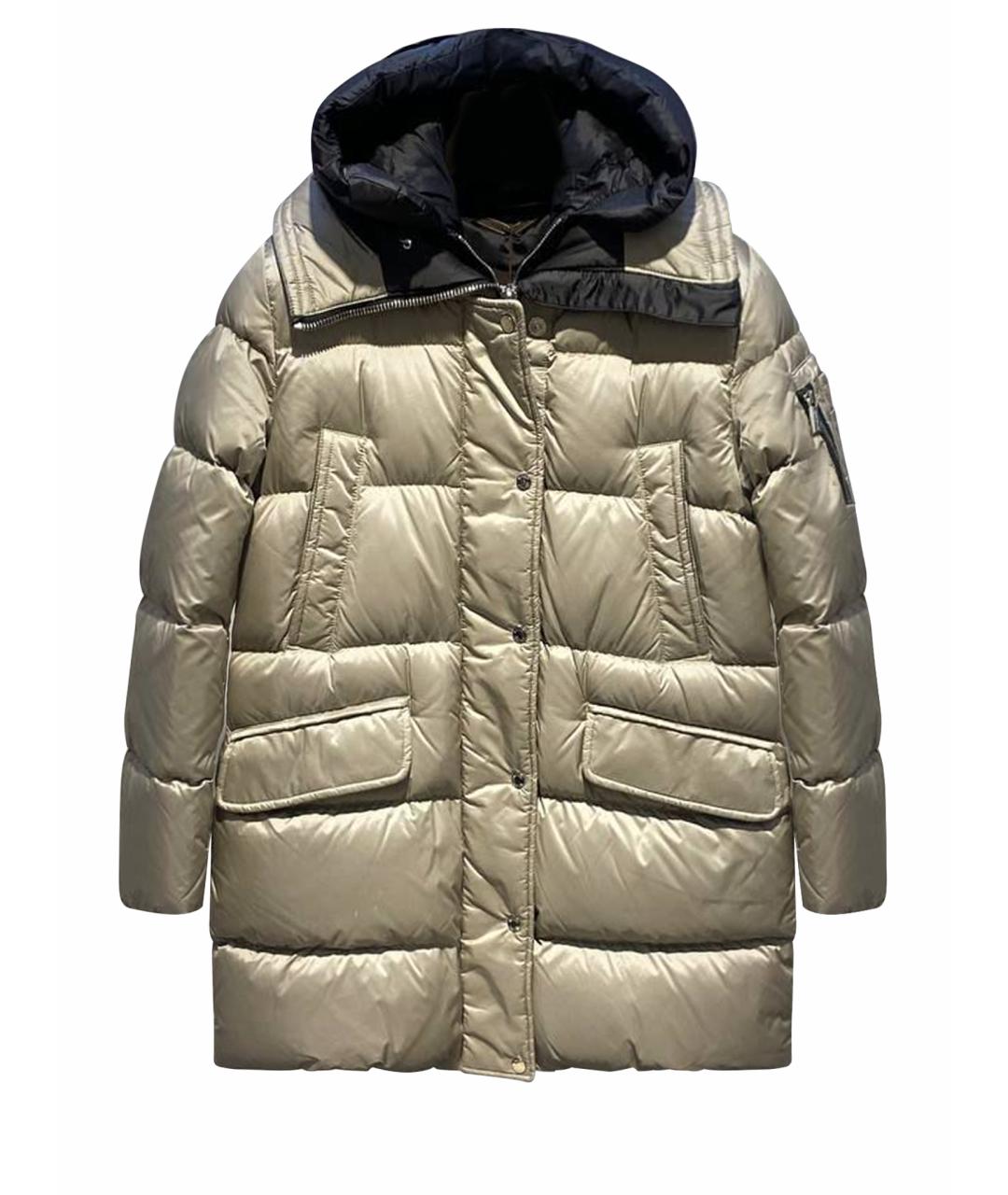 MOORER Серый полиамидовый пуховик, фото 1