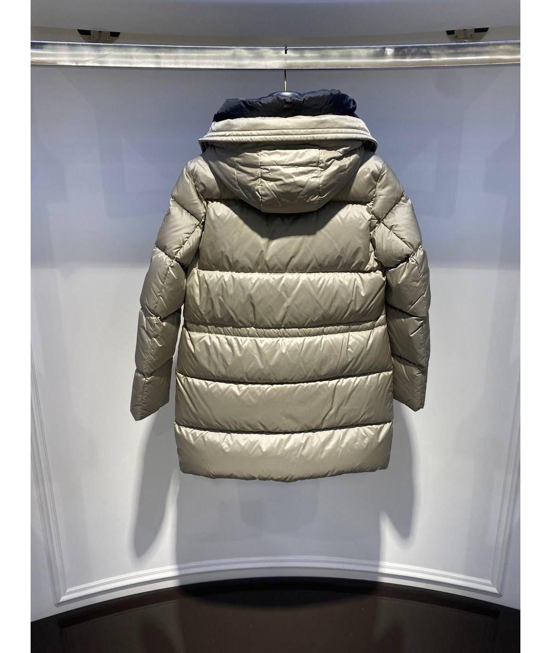 MOORER Серый полиамидовый пуховик, фото 2