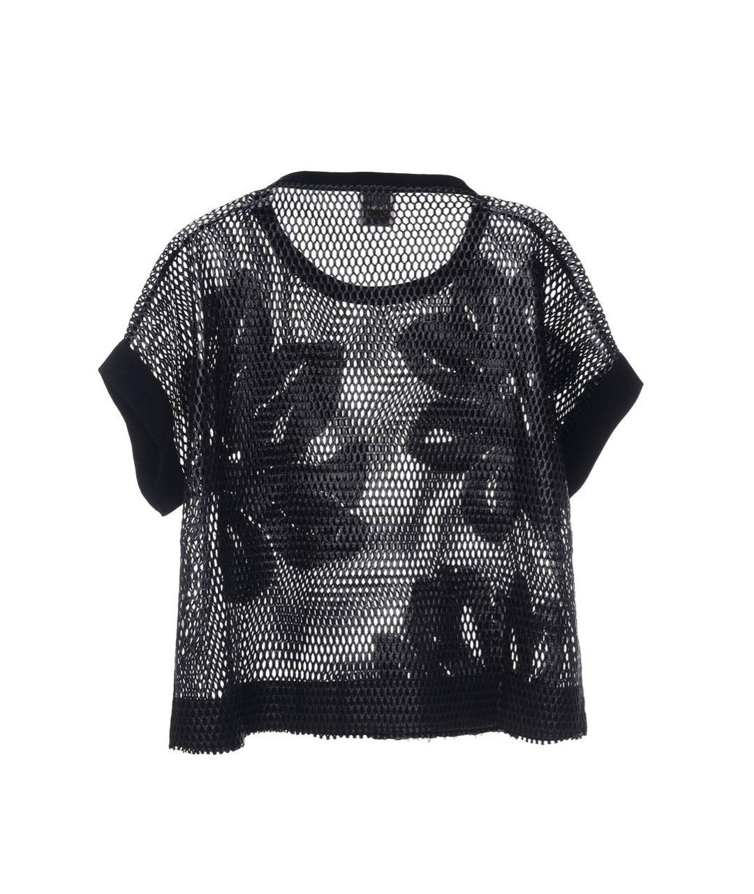 NUDE Черная хлопковая блузы, фото 2