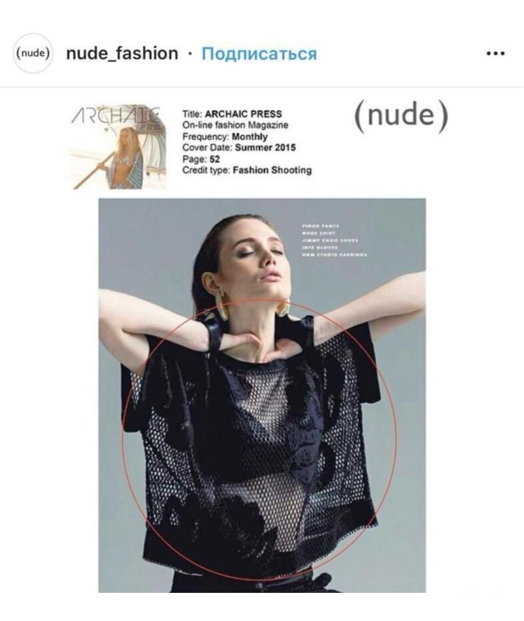 NUDE Черная хлопковая блузы, фото 8