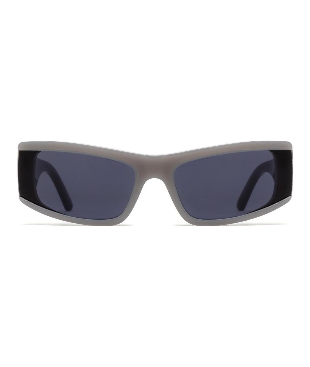 BALENCIAGA Черные пластиковые солнцезащитные очки, фото 2