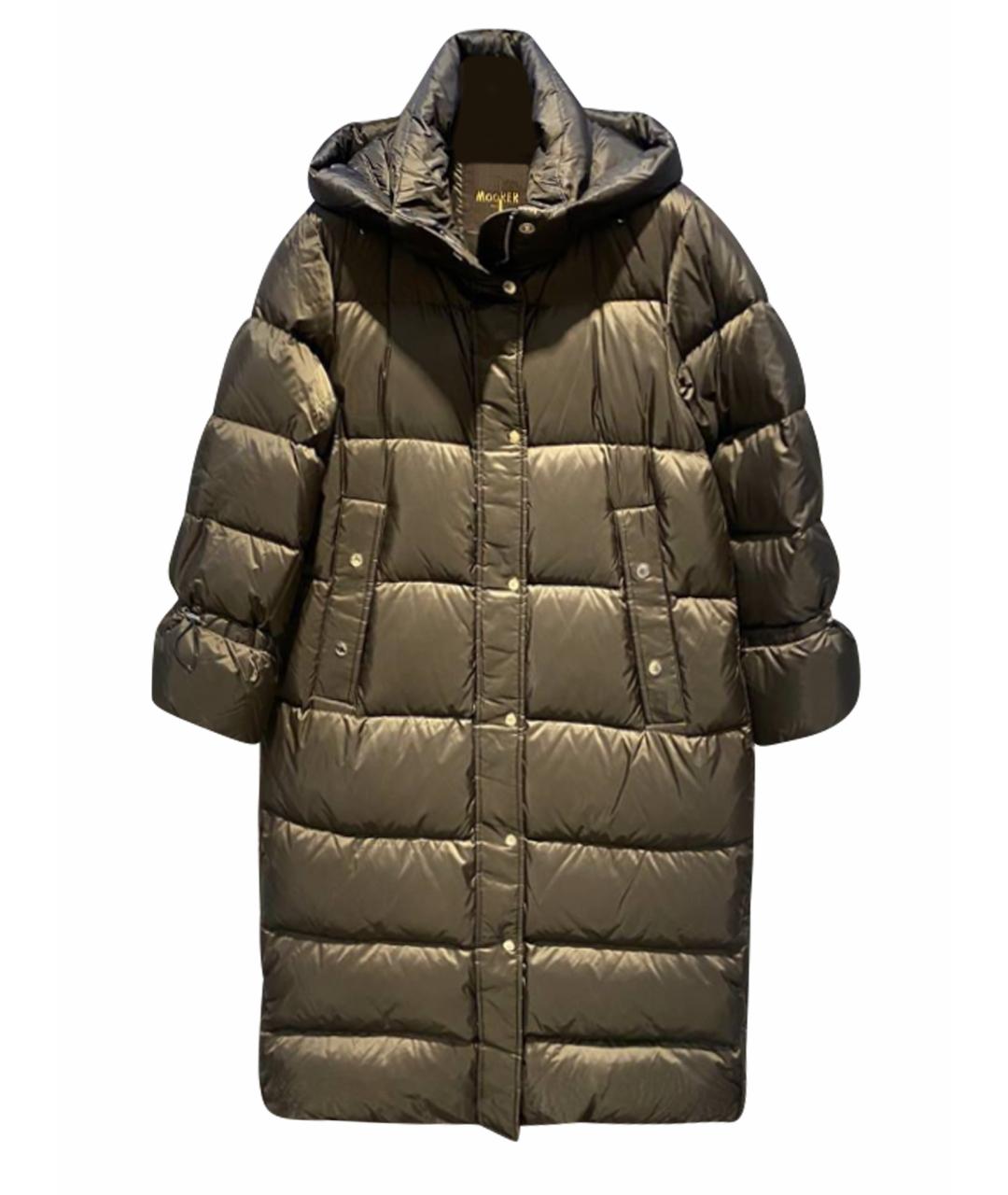 MOORER Хаки полиамидовый пуховик, фото 1