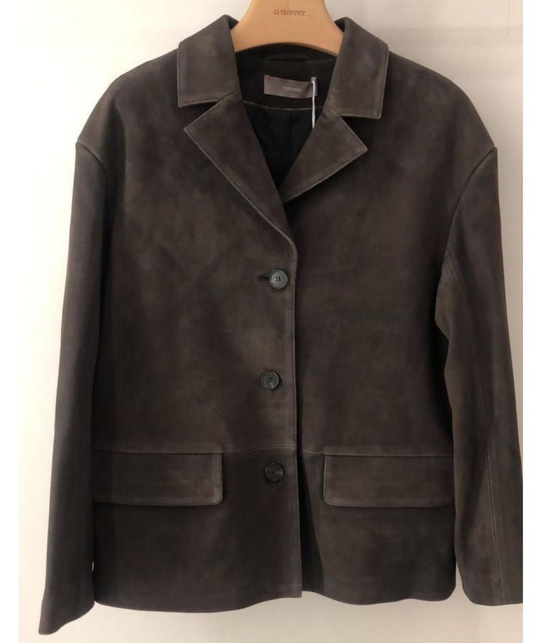 12 STOREEZ Коричневая замшевая куртка, фото 3